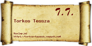 Torkos Tessza névjegykártya